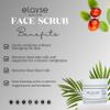 Elayse Exfoliating Face Scrub - Deep Cleansing & Gentle Exfoliation with Natural Ingredients -Smooths Skin, Removes Impurities, Enhances Skin Glow view 2
