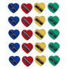 MINAOLULUS 60pcs Heart Shape Pencil Sharpeners Compact and Fun for School and Home Use for Pencils and Makeup Tools for Boys and Girls and Students view 1