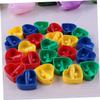 MINAOLULUS 60pcs Heart Shape Pencil Sharpeners Compact and Fun for School and Home Use for Pencils and Makeup Tools for Boys and Girls and Students view 4