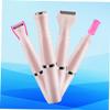 Hoement 1pc Electric Shaver for Women Armpit Shaving Device Painless Body Hair Trimmer USB Rechargeable for Sensitive Skin Pink view 2