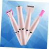 Hoement 1pc Electric Shaver for Women Armpit Shaving Device Painless Body Hair Trimmer USB Rechargeable for Sensitive Skin Pink view 3