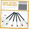 Beatifufu 100pcs Eye Shadow Makeup Brushes Portable Blending Tools for Home and Salon Use Versatile Cosmetic Applicators for Eye Makeup and Beauty Applications view 3