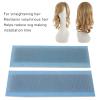 2 Pieces Hair Elastic Slip Mat Stainless Steel Needle Hair Extensions Drawing Card 10.6X3.5 Inch view 4