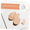 Beatifufu Makeup Artist Essential Stainless Steel Mixing Palette Spatula Foundation Palette Nail Table for Blending Concealer Manicures view 3