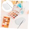 Beatifufu Makeup Artist Essential Stainless Steel Mixing Palette Spatula Foundation Palette Nail Table for Blending Concealer Manicures view 4