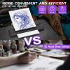 2026 Newly Upgraded Wireless Tattoo Transfer Template Printer, hot Tattoo Machine with 20 Transfer Papers, Tattoo Printer kit for Tattoo Artists and Beginners view 3