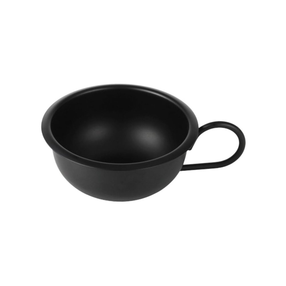 TOVINANNA Men Metal Shaving Bowl for Cream and Soap Practical Shaving Dish for Home and Barber Use Durable Design for Effortless Lathering