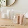 30 Pack Mini Clear Makeup Bag Organizer Cosmetic Zipper Pouch TSA Approved Small Travel Pouches Transparent EVA Reusable Water-resistant Plastic Clear Gift Bags Bulk, Frosted, 6 x 5 x 1.5 view 4