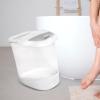 FashionCha Foot Soaking Tub Foot Soaking Bath Basin Massager Ergonomic Foot Bath for Dry Cracked, Feet, White with lid view 4