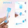 25 Pcs Clear Empty Lip Balm Tubes Lip Balm Containers Lipstick Container with Caps DIY Lip Balm Tubes Refillable Lip Balm Tube for Homemade Lip Gloss Lipstick 5.5Ml Plastic Lip Balm Containers view 4