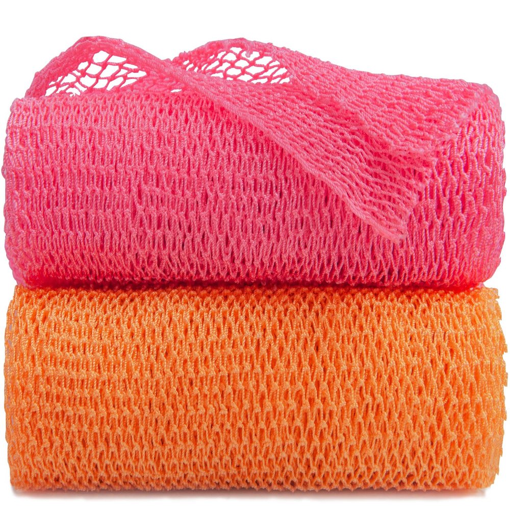 African Net Sponge Authentic African Exfoliating Net Real African Bath Sponge Body Scrub Net Long Rag Net Shower Scrubber