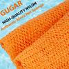 African Net Sponge Authentic African Exfoliating Net Real African Bath Sponge Body Scrub Net Long Rag Net Shower Scrubber view 4