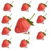10PCS strawberry accessories,strawberry hair clips,fruit hair clips,Cute Artificial Fruit Strawberry Hair Accessories Material,Realistic Fruit Hair Barrettes for Women, Girls, Friends view 1