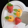 10PCS strawberry accessories,strawberry hair clips,fruit hair clips,Cute Artificial Fruit Strawberry Hair Accessories Material,Realistic Fruit Hair Barrettes for Women, Girls, Friends view 4