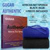 Authentic African Exfoliating Net Body Scrub - Real African Bath Sponge - Long Rag Net Shower Scrubber view 2
