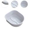 Kokiya Foot Bath Tub Foot Basin Lightweight Foot Soaking Tub Foot Bath Soak Tub for Soaking Feet Men Dry Cracked Feet Adults Women, Gray view 2
