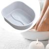 Kokiya Foot Bath Tub Foot Basin Lightweight Foot Soaking Tub Foot Bath Soak Tub for Soaking Feet Men Dry Cracked Feet Adults Women, Gray view 4