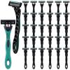 Leriton 30 Pcs Men's Disposable Razors Bulk 3 Blade Men Razors for Head Sensitive Skin Comfortable Shave view 1