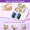 Electric Razors for Women Legs Travel : Rechargeable Waterproof Razor Trimmer for Womens - Dry Wet Electric Shaver for Women - Pro Portable Personal Body Shaver view 4