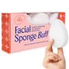 [12 Pack] Regular Exfoliating Facial Sponge for Face - Daily Cleansing Face Scrubber - Exfoliating Pads - Puf for Removing Makeup, Dirt, and Dead Skin - Reusable Face Pads Buf Dirt Away view 1