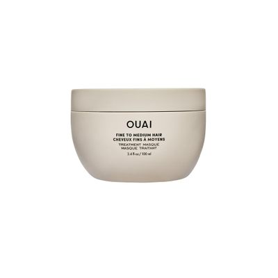 OUAI Fine to Medium Hair Treatment Masque - Mask for Hair Repair, Hydration and Shine - With Shea Butter, Keratin and Panthenol - Paraben, Phthalate and Sulfate Free (3.4 Oz)