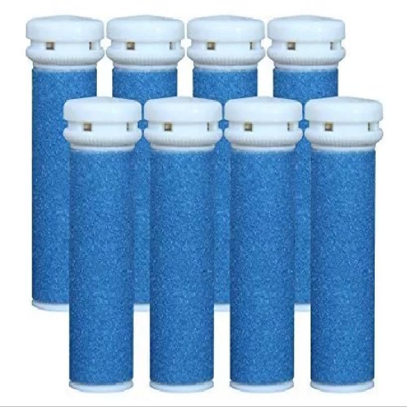 NinthAvenue Basics Replacement Refill Rollers for Emjoi Micro-Pedi Roller (Extra Coarse) - Pack of 8