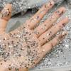 2000pcs Shiny Crystals White Flatback Rhinestones Glitter Silver Multi Shapes Charms Flower Star Moon Heart Designs Diamonds Cute Mini Gems Decoration for Nail Art view 2