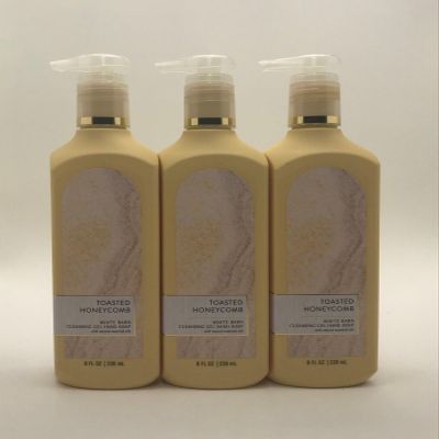 3 TOASTED HONEYCOMB Cleansing Gel Hand Soap barh body