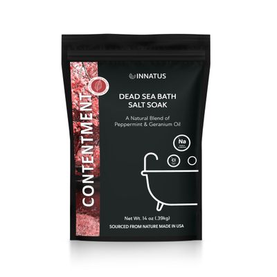 Dead Sea Soothing Bath Salt Soak with 21 Minerals  Relaxing, Detoxifying, and Nourishing for Skin  14oz, Infused with Essential Oils  Rejuvenate Mind & Body. (Peppermint)