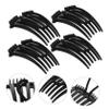 Beatifufu 4pcs Women Hair Side Combs Ponytail Holders Bridal Hair Comb for Side Wedding Engagement Prom view 3