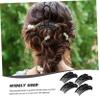 Beatifufu 4pcs Women Hair Side Combs Ponytail Holders Bridal Hair Comb for Side Wedding Engagement Prom view 4