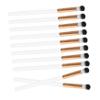 Didiseaon 10pcs Eye Makeup Brush Precision Eyeshadow Applicators for Effortless Eye Contouring and Blending Compact and Lightweight Design for Travel and Daily Use view 1