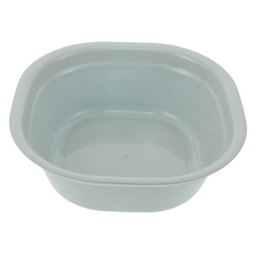 Angoily Versatile Plastic Footbath Tub Large Wash Basin Square Design Robust Material Compact Storage