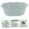 Angoily Versatile Plastic Footbath Tub Large Wash Basin Square Design Robust Material Compact Storage view 2