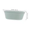Angoily Versatile Plastic Footbath Tub Large Wash Basin Square Design Robust Material Compact Storage view 4