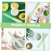 Ipetboom Ergonomic Makeup Stirring Spatula 20pcs Silicone Makeup Mixing Tools for Cosmetics Foundation and Cream view 3