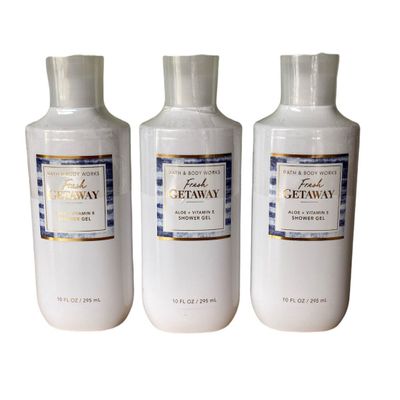 3 Fresh Getaway Yuzu Citrus bath body Shower Gel Aloe & Vitamin E