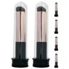 WOONEKY 6pcs Lip Brush Applicators for Lipstick Lip Gloss Women Makeup Tools Portable view 1