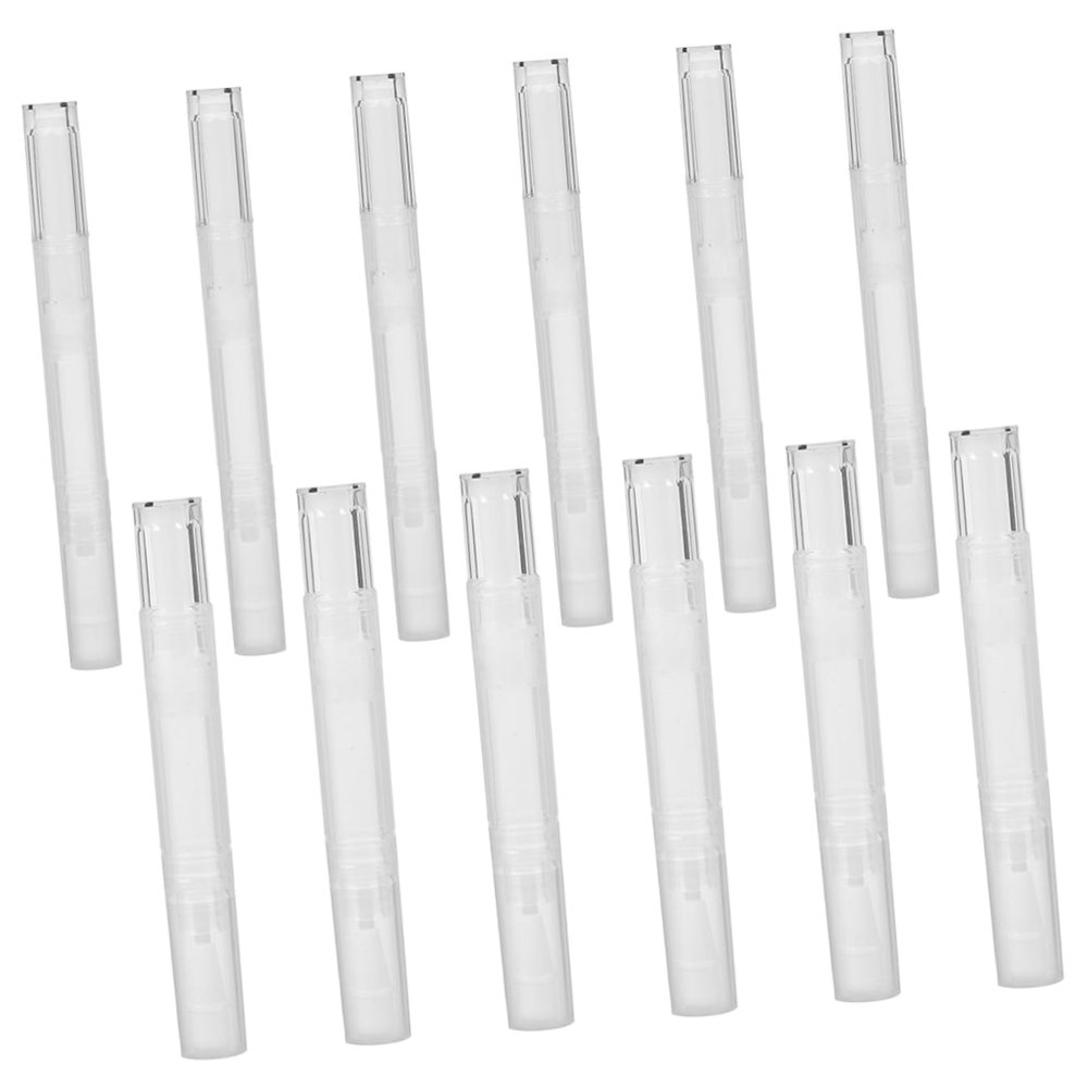 12 Pack Empty Nail Oil Pens 3ml 5ml PP Refillable Tube