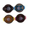 HAPINARY 4pcs Suction Cup Hair Dyeing Bowls Non-slip Mixing Tools for Salon and Home Use Washable and Reusable Hairdressing Containers Stable Fixation Random Color view 1