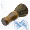 Baluue Hair Salon Brush Kit Barber Neck Duster Lint-removal Brush Hair Cutting Kit Wooden Handle Home Use view 3