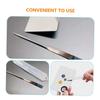 HAPINARY 3pcs Stainless Steel Makeup Mixing Spatula for Professional and Home Use Durable Cosmetic Plate Blending Tools for Foundation Nail Art view 3