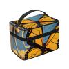 QASDFGHR Small Zen Design Butterfly Print Makeup Bag,Travel Cosmetic Bag with Zipper for Women Square Make Up Bags Organizer view 2