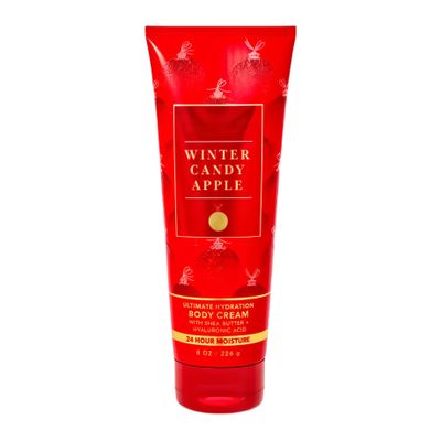 Bath and Body Winter Candy Apple Moisturizing Body Cream - 8 Oz - Nourishing Holiday Scent