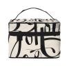 QASDFGHR Small be joyful calligraphy Print Makeup Bag,Travel Cosmetic Bag with Zipper for Women Square Make Up Bags Organizer view 1