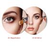 6inch Bathroom Mirrors Wall Mounted,Folding 360Swivel Double-Sided Makeup Mirror Extendable Beauty Mirror Round Shape,Nickel Brushed(Hardwired Connection) view 3