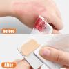 4 Pcs Makeup Mixing Palette Tray Set - Stainless Steel, Includes 2 x Mixing Spatula view 4