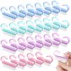 400 PCS Handle Grip Nail Brush Bulk, Small Nail Brushes with Soft Stiff Bristles, Nail Cleaner Scrubbing Kit for Cleaning, Daily Use Fingernail Brush for Toes and Nails view 1