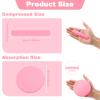 480 PCS Bulk Facial Sponge Esthetician Supplies, Facial Sponges Compressed for Esthetician Women, Makeup Remover Pads Round Face Wash Sponge for Cleansing, Exfoliating Disposable Face Sponges, 4 Color view 2
