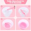 480 PCS Bulk Facial Sponge Esthetician Supplies, Facial Sponges Compressed for Esthetician Women, Makeup Remover Pads Round Face Wash Sponge for Cleansing, Exfoliating Disposable Face Sponges, 4 Color view 4